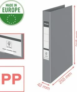 Beste recensies van ❤️ Esselte Colour'Breeze A4 2-Rings Ringband Met Harde Kaft Voor 190 Vellen - Rugbreedte Van 42 Millimeter - Koraal 👏 -A-journal shop 550x630 3