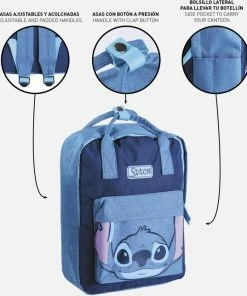 Aanbiedingen 😀 Disney Rugzak Stitch 25 Liter 27 Cm Polyester 👖 Jeansblauw 🧨 -A-journal shop 550x643