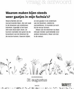 Flash-uitverkoop 🧨 Gardeners' World Magazine Gardeners' World Scheurkalender 2023 ✨ -A-journal shop 550x666 1