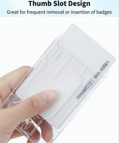 Gloednieuw 🧨 BOTC Badgehouder - 2 Stuks - Kaarthouder - Keycord Met Badge Pashouder Aan Koord - Transparant | Zwart 🎉 -A-journal shop 550x687 4