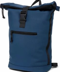 Beste Verkoop 🛒 Norlander Dull PU Waterdichte Rugzak 40L - Roltop Rugzak - Fietsrugzak - Blauw 🥰