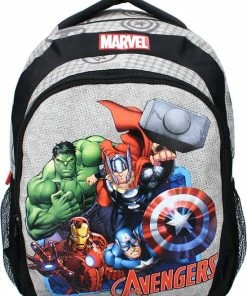 Kopen ๐งจ Rugzak - Avengers - Safety Shield - Superhelden - Grijs - Zwart ๐งจ