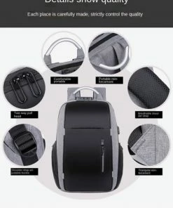 Begroting 🧨 ASA-STAR - 2022 New Arrival USB Charging Anti-theft Laptop -Anti-Diefstal- Met Slot (Grijs) - Inclusief USB Oplaadstation- 🎒 Backpack - School - Office - Waterproof - Travel- Reistassen - Waterdicht - Rugzak Slim Fit School/college Tas Jongens/meisjes 🔔