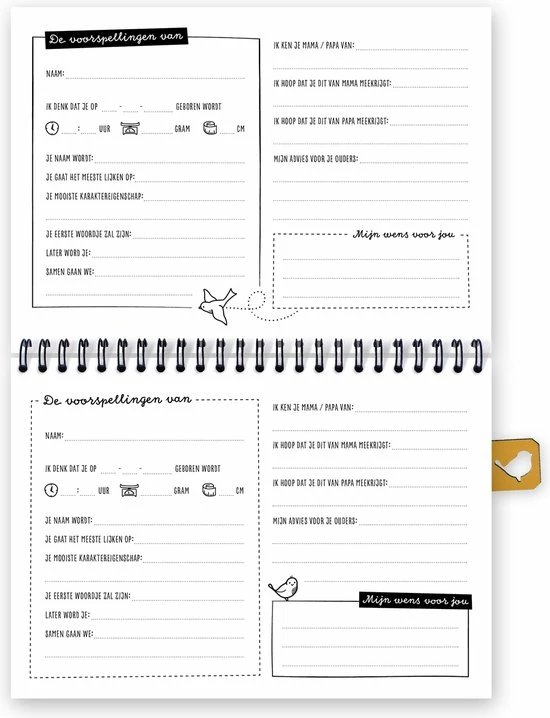 Korting 🥰 Mijn Babyshower Invulboek | Thuismusje 🎁 8 Korting 🥰 Mijn Babyshower Invulboek | Thuismusje 🎁 - Afbeelding 6