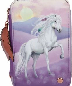 Gloednieuw 🧨 Depesche Miss Melody 3-vaks Etui VIOLET DREAMS 🛒