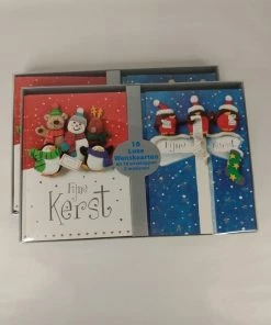 Nieuw ๐ Merkloos 16 Luxe Kerstkaart En Nieuwjaarskaart - Met Envelop - 13x18cm- 16 Stuks - Zilver โ๏ธ