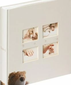 Begroting 👏 Walther Design UK-273 Classic Bear - Babyalbum - 28 X 31 Cm - Ecru - 60 Pagina's 👍