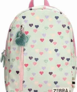 Goedkoop ๐ Zebra Trends ๐ง Girls Rugzak M Mint Heart โจ