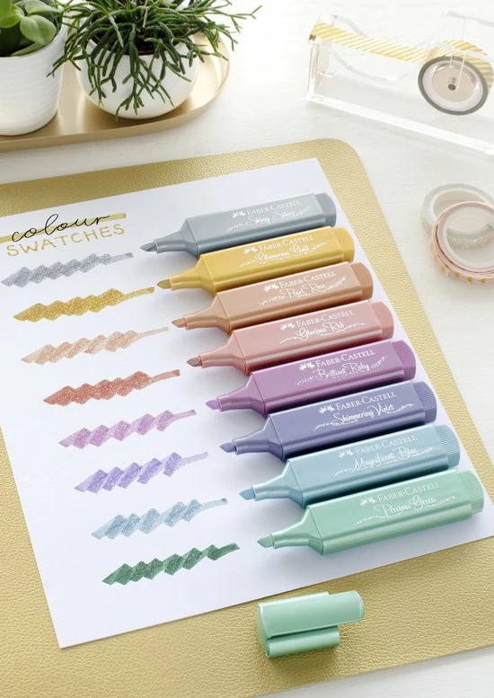 Coupon π€© Faber-Castell Tekstmarker - 8 Stuks - Metallic - FC-154625 π― 6 Coupon π€© Faber-Castell Tekstmarker - 8 Stuks - Metallic - FC-154625 π― - Afbeelding 4