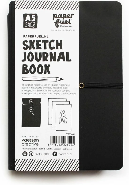 Kopen โญ Paperfuel Sketch Journal Book - Schetsboek - A5 - 48 Vellen - 240 Gr Papier - Wit ๐ 11 Kopen โญ Paperfuel Sketch Journal Book - Schetsboek - A5 - 48 Vellen - 240 Gr Papier - Wit ๐ - Afbeelding 9