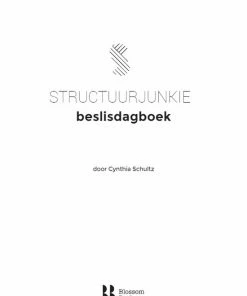 Nieuw 🤩 Cynthia Schultz Structuurjunkie Beslisdagboek - A5 🔔 -A-journal shop 550x794 4
