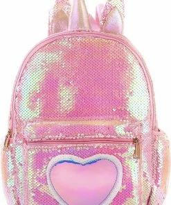 Aanbiedingen 🌟 Het Betere Merk Schooltas - Rugzak Meisje - Rugzak Jongens - Eenhoorn Rugtas - Unicorn Rugzak - 34 X 24 X 12 Cm - Pailletten - Sequin - Roze - Pailletten - Glitter Tas 👏