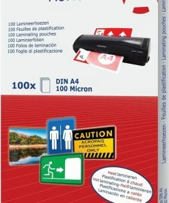 Goedkoop 🌟 ACROPAQ Lamineerhoezen A4, 100 Micron, 100 Stuks 🛒